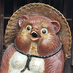 En Japansk liten filur i trä.